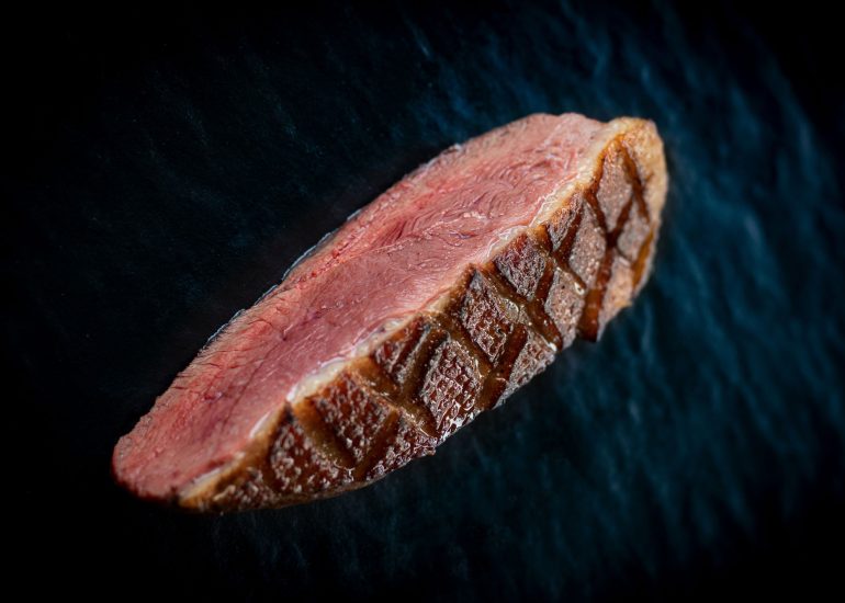 Recette Laluque de magret rôti au Foie-Gras