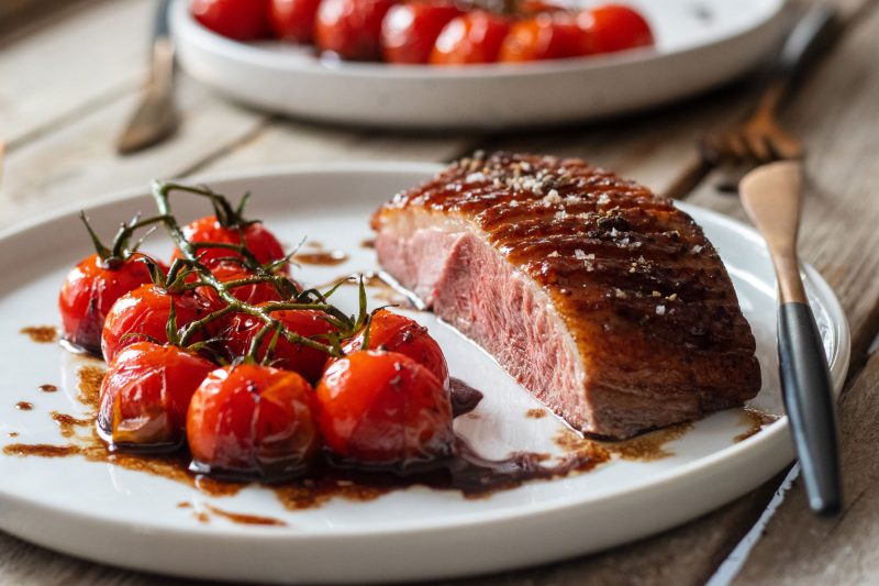 Magret de Canard Fermier des Landes laqué au balsamique et grillé