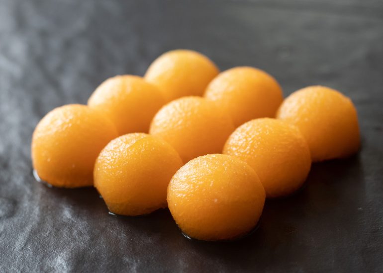 Recette de magret fumé de canard Fermier des Landes et melon au Floc-de-Gascogne
