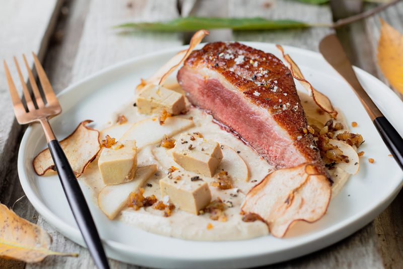 Recette de magret de Canard fermier des Landes et châtaignes