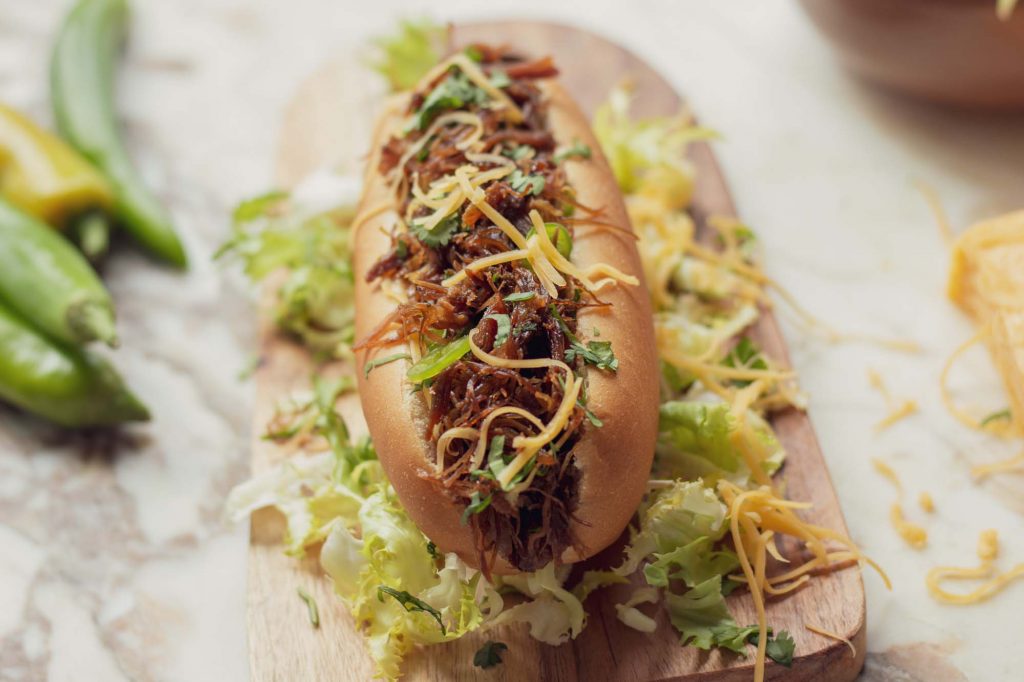 Recette Trensacq, hotdog de confit de Canard Fermier des Landes