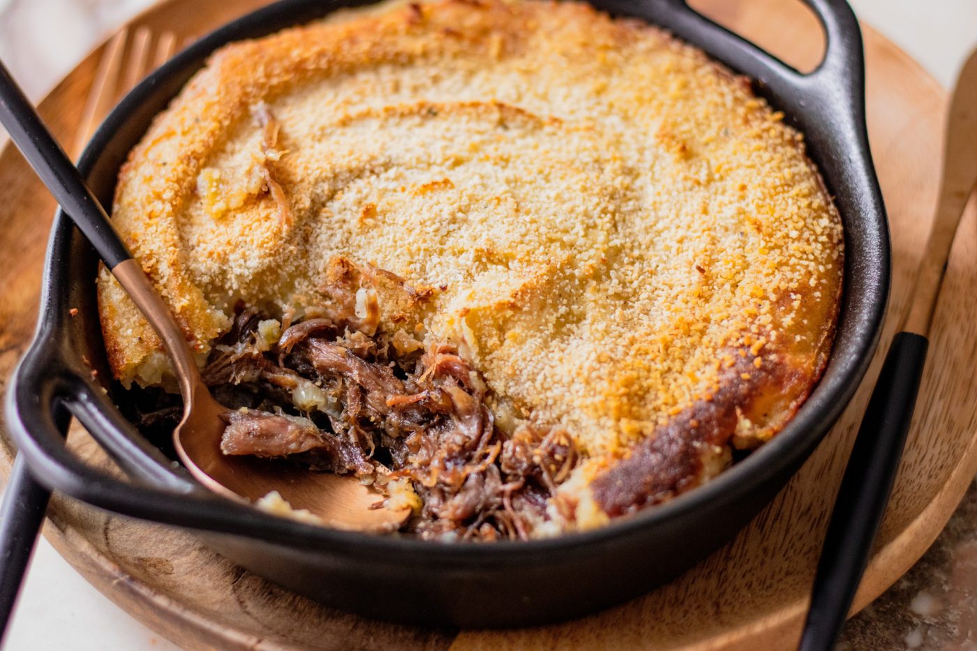 Recette de parmentier au confit de canard fermier des Landes