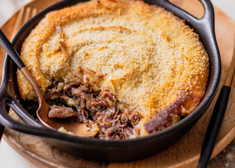 Recette de parmentier au confit de canard fermier des Landes