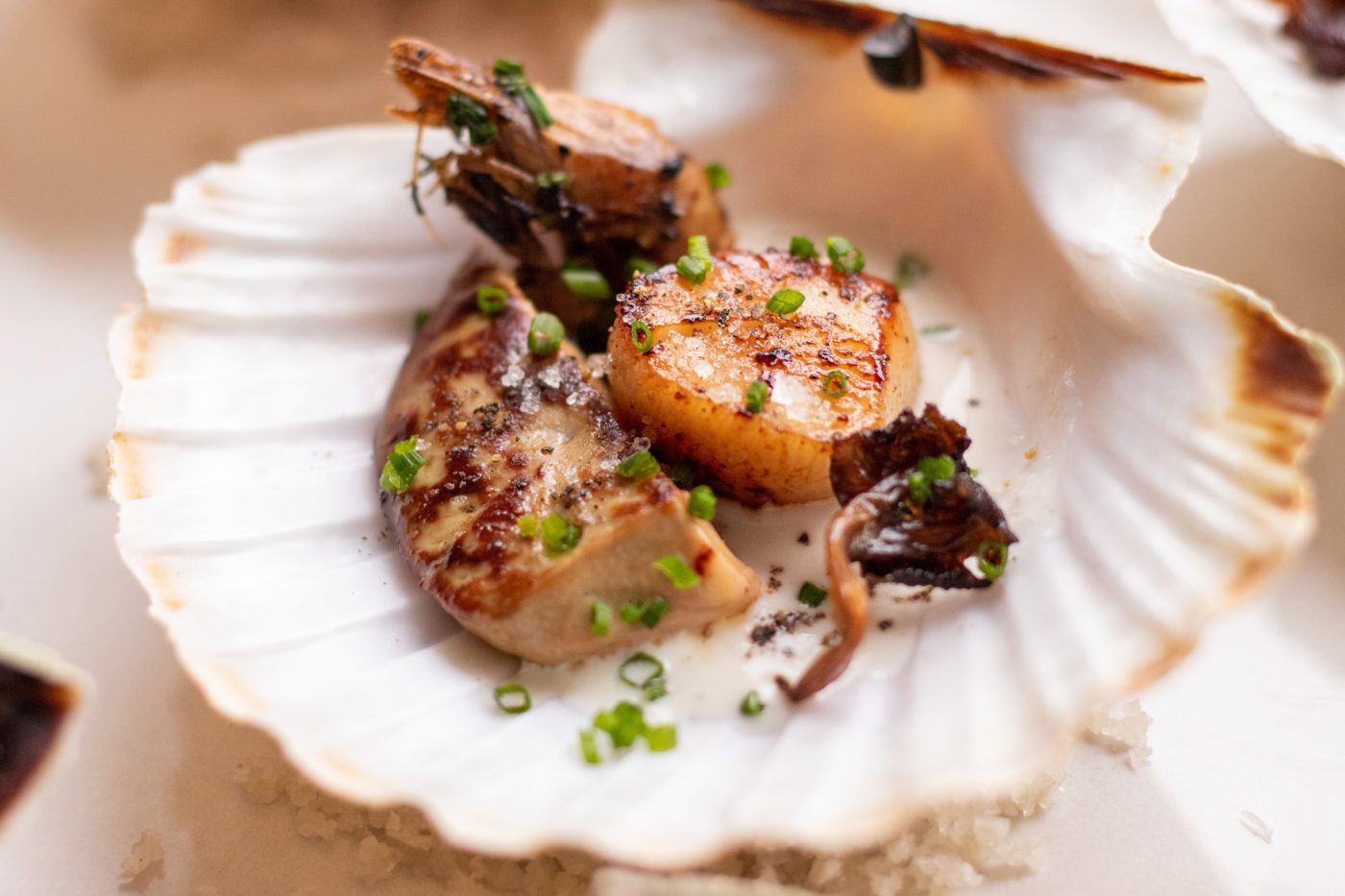 Recette de noix de Saint-Jacques au foie gras pour 4 personnes