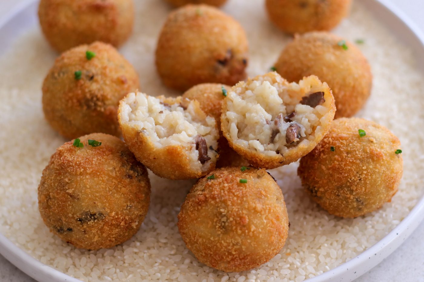 Recette facile d'arancini au magret fumé