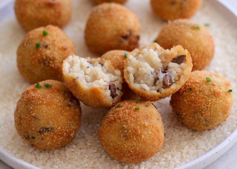 Recette facile d'arancini au magret fumé