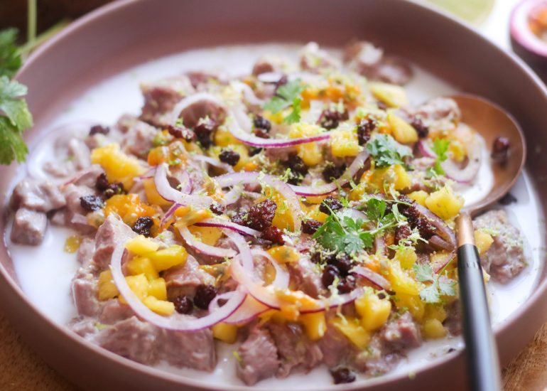 Recette Cauneille de ceviche