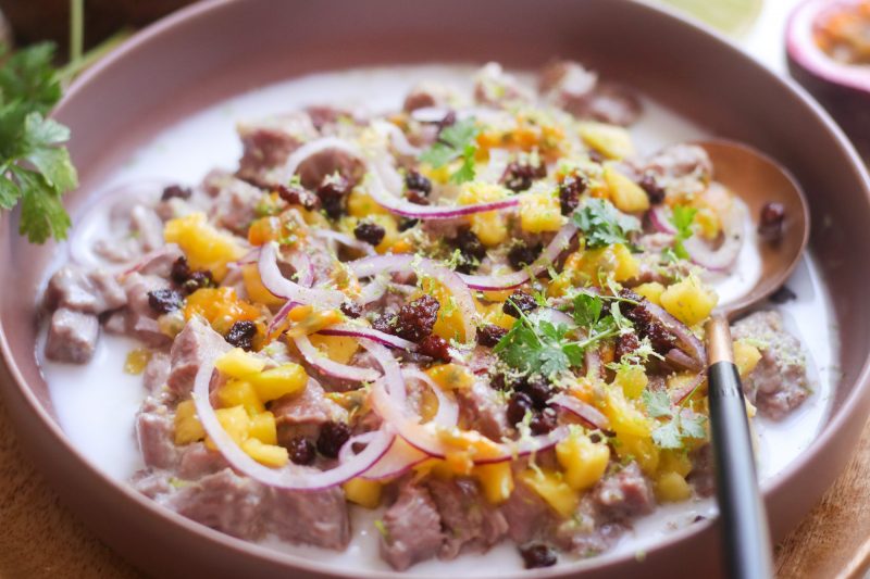 Recette Cauneille de ceviche