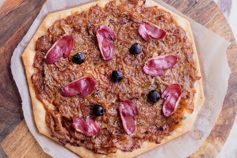 Recette de pissaladière au Magret de Canard Fermier des Landes