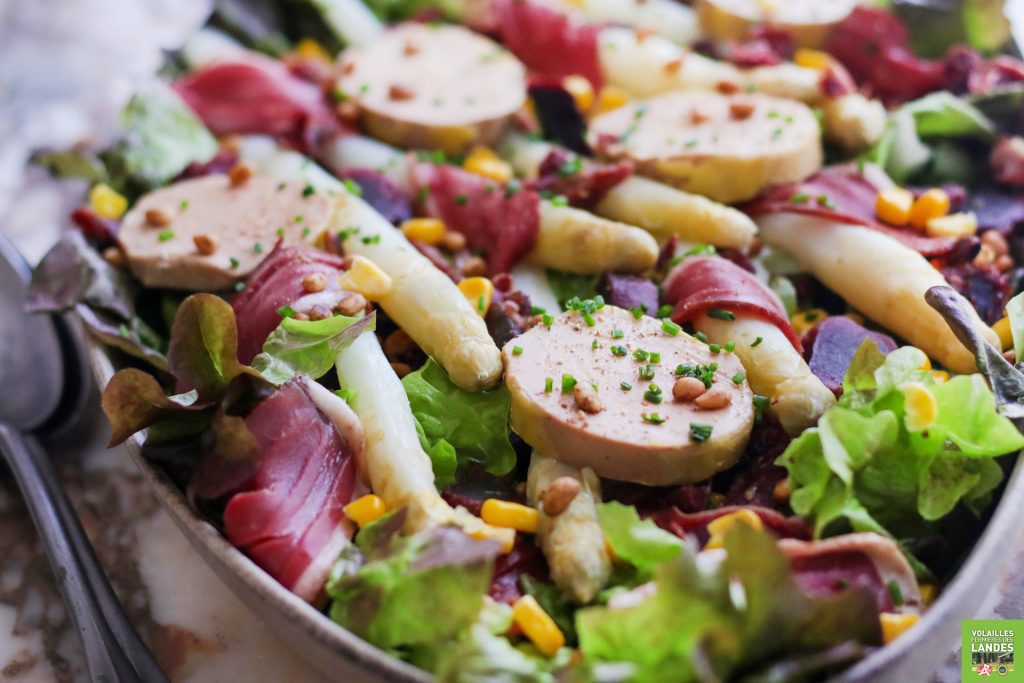 Angoumé recette de Salade Landaise