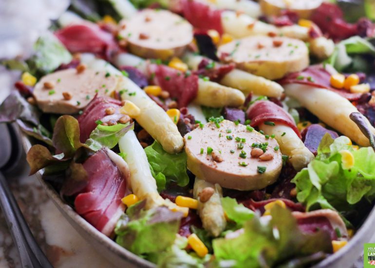 Angoumé recette de Salade Landaise
