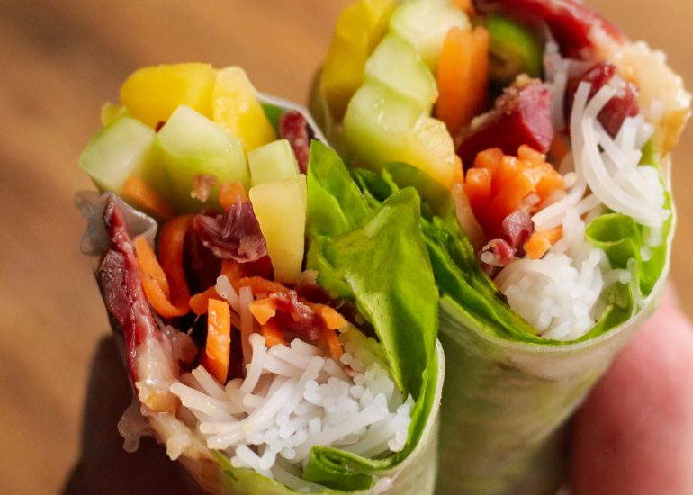 Recette de rouleaux de printemps