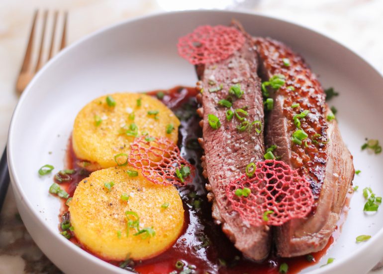 Recette de magret grillé sauce betterave
