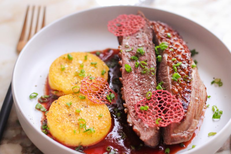 Recette de magret grillé sauce betterave