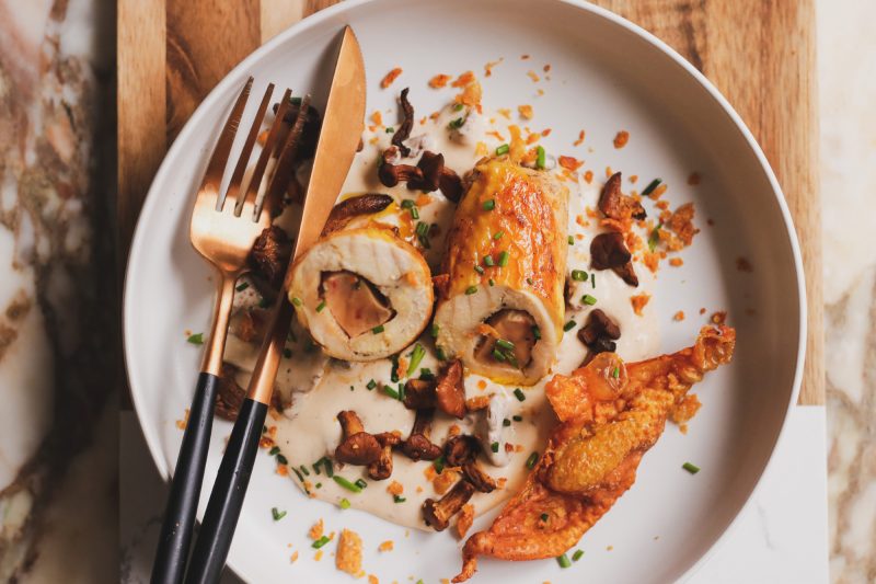 Recette de ballotine de poulet et de foie-gras