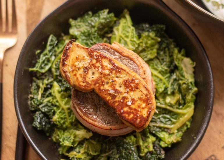 Recette de Tournedos Rossini au magret de canard et foie gras