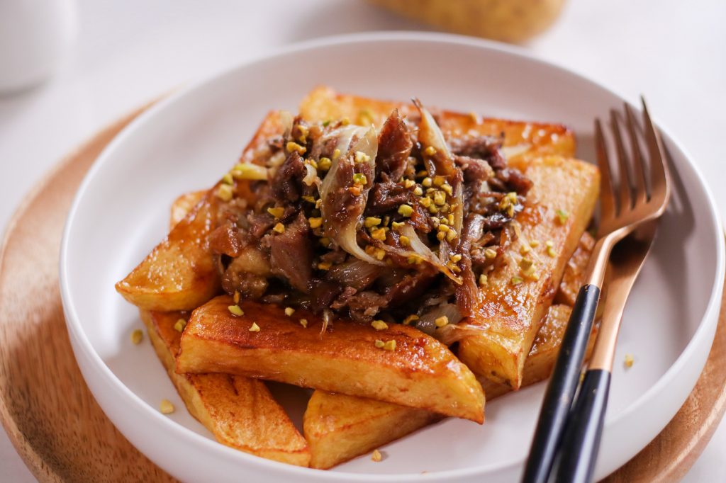 Recette de confit frites