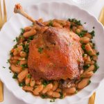 Recette de cuisse confite de canard aux mogettes