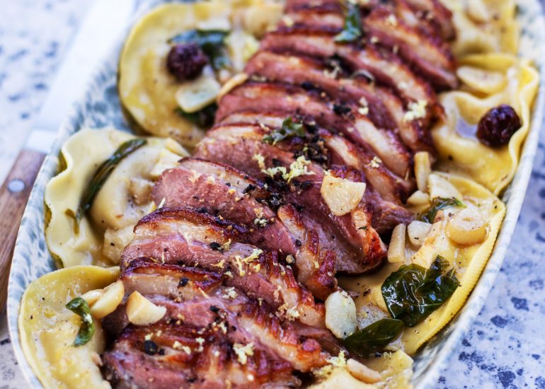 Recette cagnotte au magret de canard