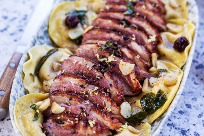 Recette cagnotte au magret de canard