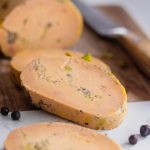 Recette Gibret de foie-gras aux baies de genièvre