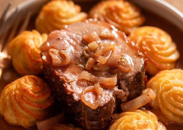 Recette Laluque de magret rôti au Foie-Gras