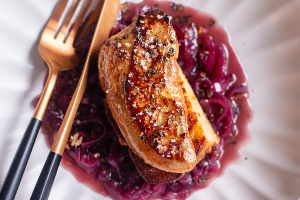 Recette de foie-gras poêlé au Floc-de-Gascogne