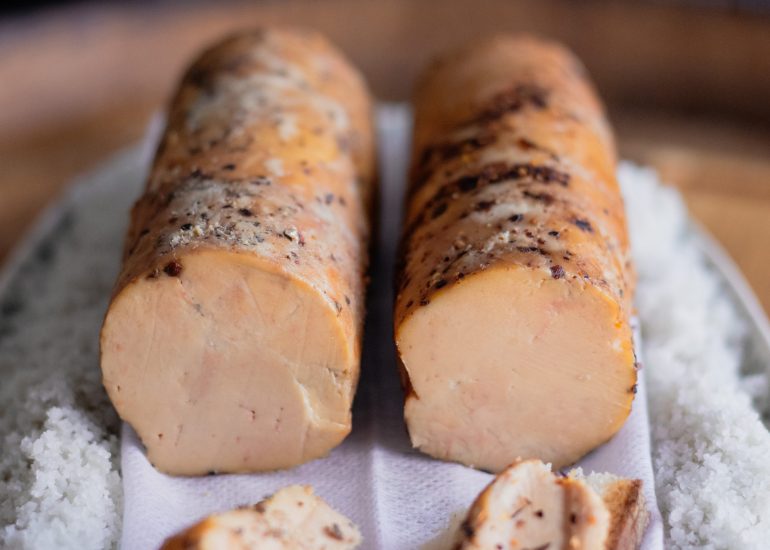 Recette Morcenx-la-Nouvelle buchettes de foie gras au sel